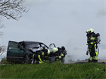 Prio 1 Brand Wegvervoer Auto Trekwei Driezum
